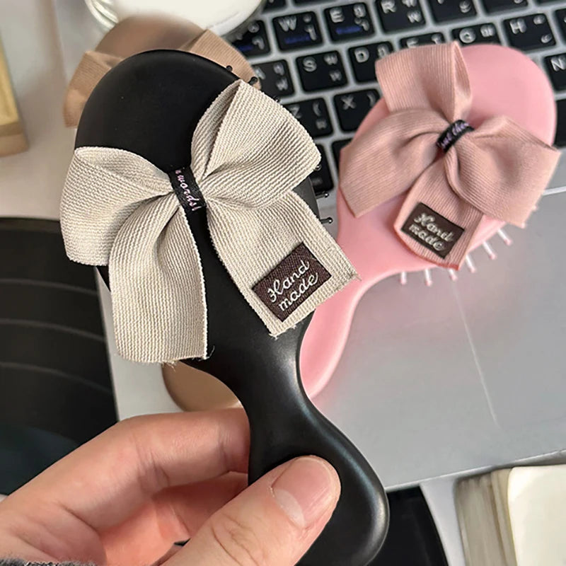 Cute Bowknot Airbag  Hair Brush