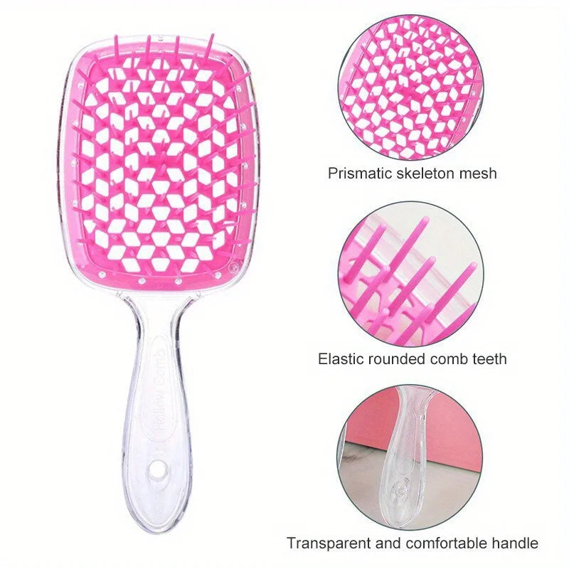 2-piece detangling hair brush set