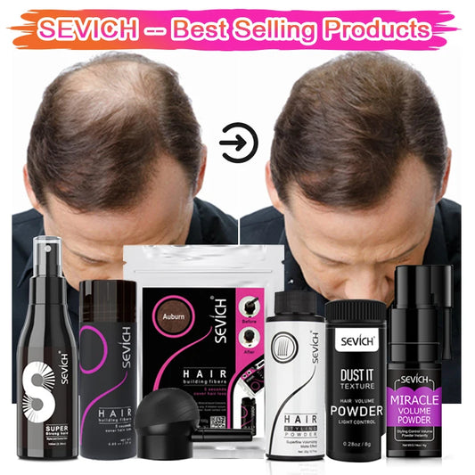 Sevich Hair Building Fibers Powder Spray