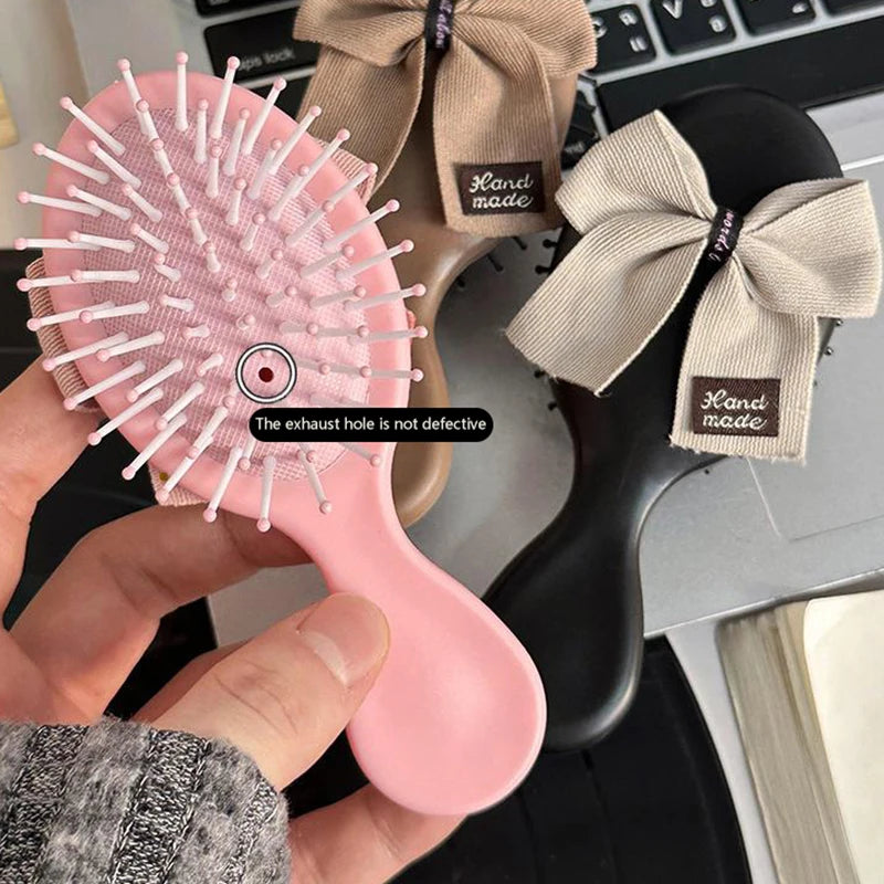 Cute Bowknot Airbag  Hair Brush